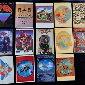Grateful Dead Vibrant Art Poster Set